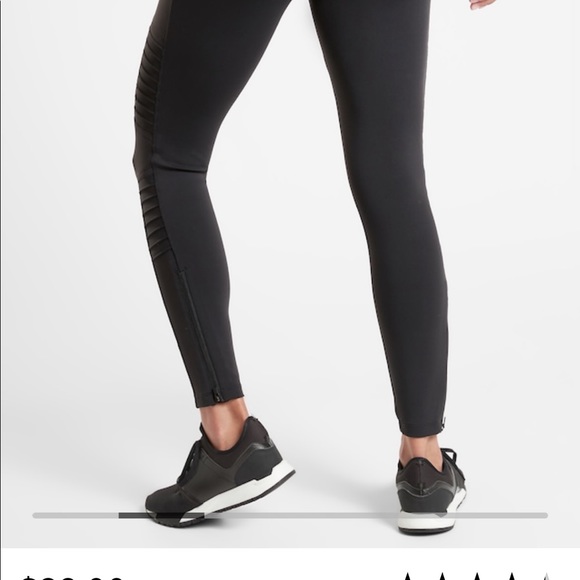 athleta delancy moto tight - Picture 2 of 4